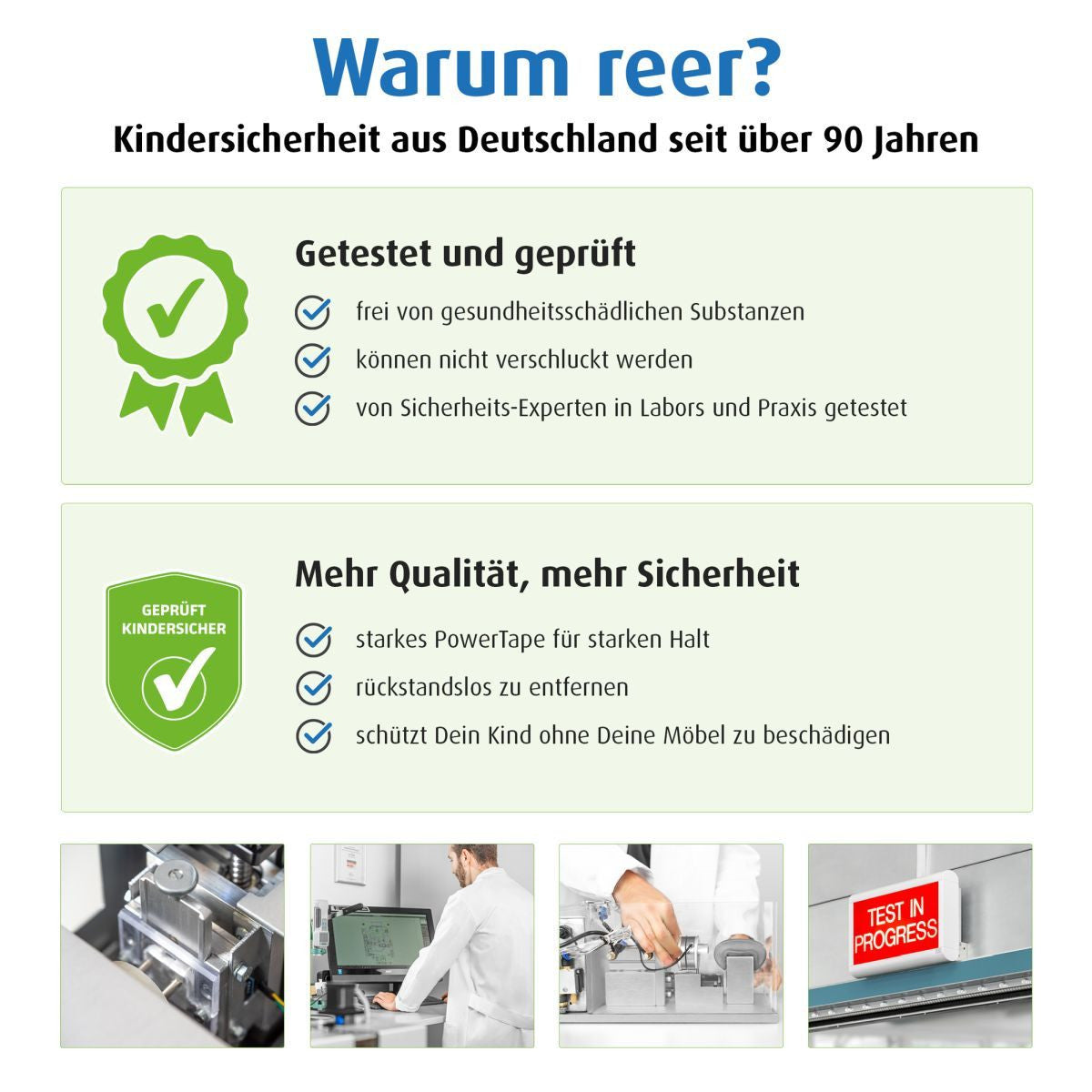 Меки Протектори За Ъгли Reer 82030 4 Броя Бели --- BebeMama