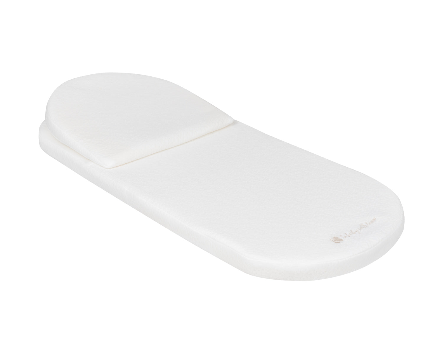 Матрак+Възглавница За Кош За Новородено 80/35 Cm Airknit Бял --- BebeMama