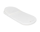 Матрак+Възглавница За Кош За Новородено 80/35 Cm Airknit Бял --- BebeMama