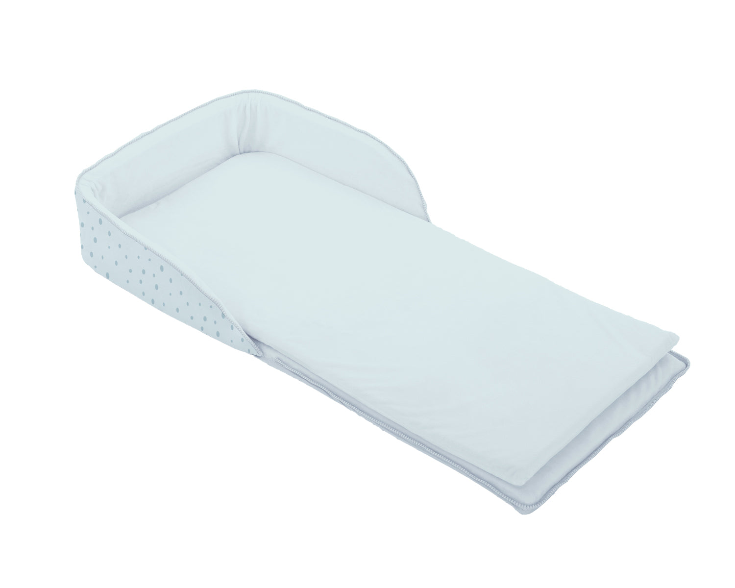 Мемори Преносимо Легло-Раница 2В1 Dots Син --- BebeMama