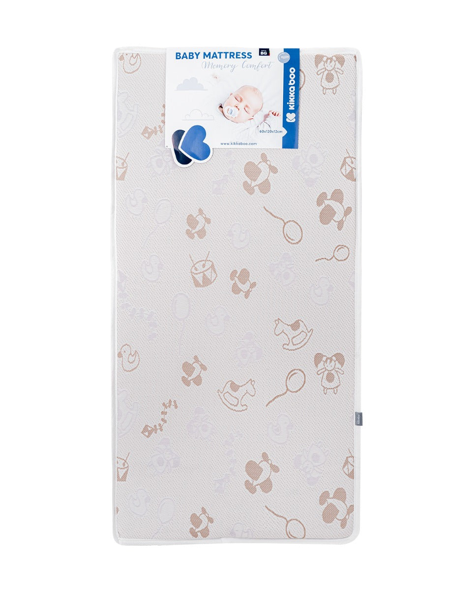 Матрак Memory Comfort 60Х120Х12См Horses Pink --- BebeMama