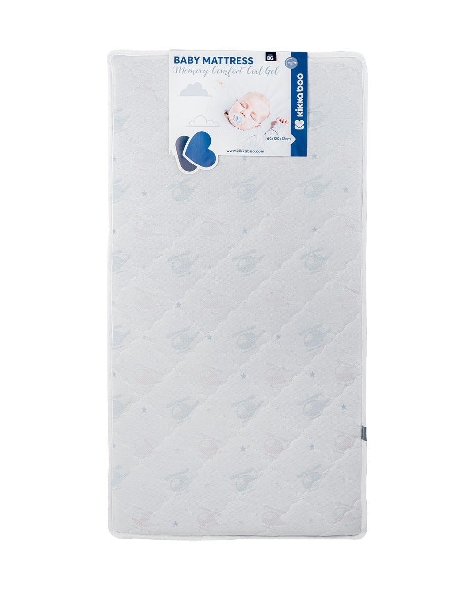 Матрак Memory Comfort Cool Gel 60Х120Х12См Helicopters Син/Pink --- BebeMama