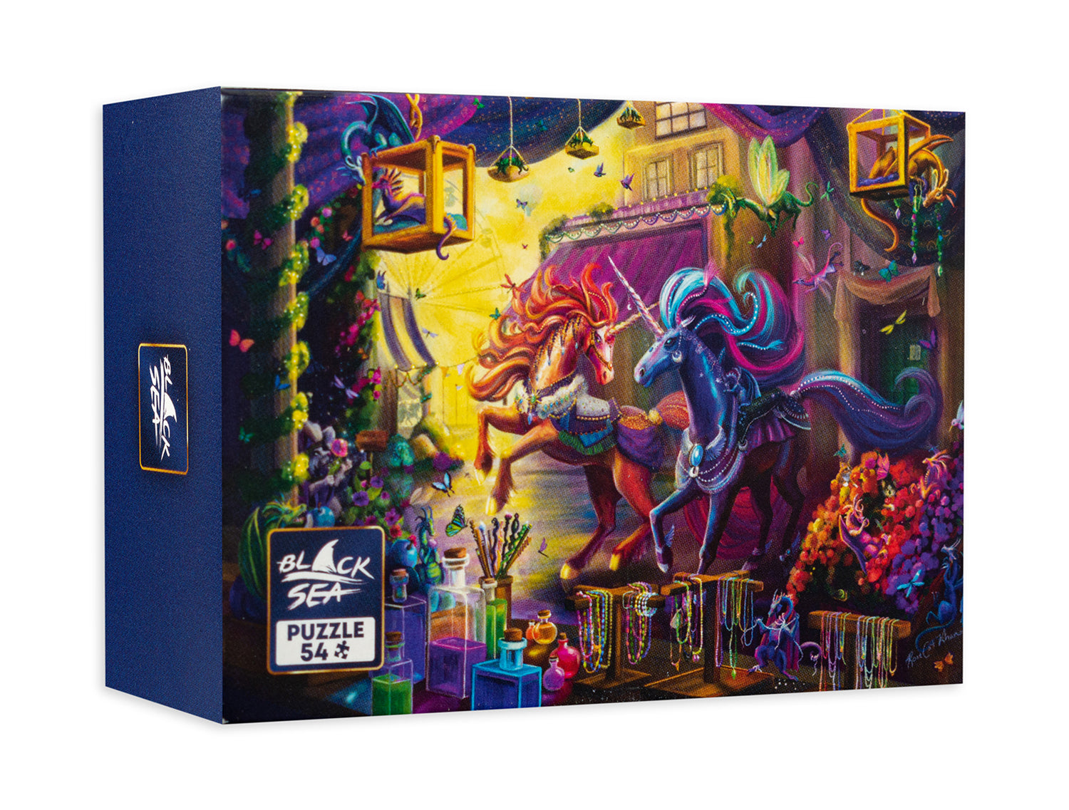 Мини Пъзел Черен Sea От 54 Части - Мистично Магазинче - Пъзели - Black Sea Puzzles - BebeMama