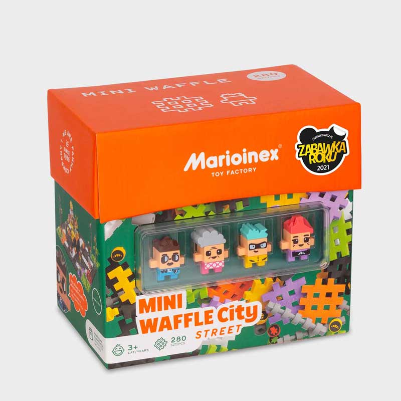 Мини Вафлен Конструктор Градски Център 280 Части - Кръстовище - Строители, Мозайки И Конструктори - Marioinex - BebeMama