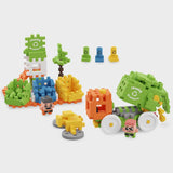 Мини Вафлен Конструктор Градски Център - Боклукчийски Камион 148 Части --- BebeMama