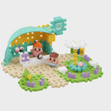 Мини Вафлен Конструктор Градски Център - Кафене 80 Части --- BebeMama