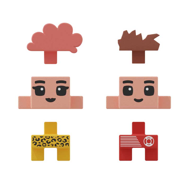 Мини Вафлен Конструктор Градски Център - Плаж 148 Части --- BebeMama