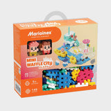 Мини Вафлен Конструктор Градски Център - Плаж 148 Части - Строители, Мозайки И Конструктори - Marioinex - BebeMama
