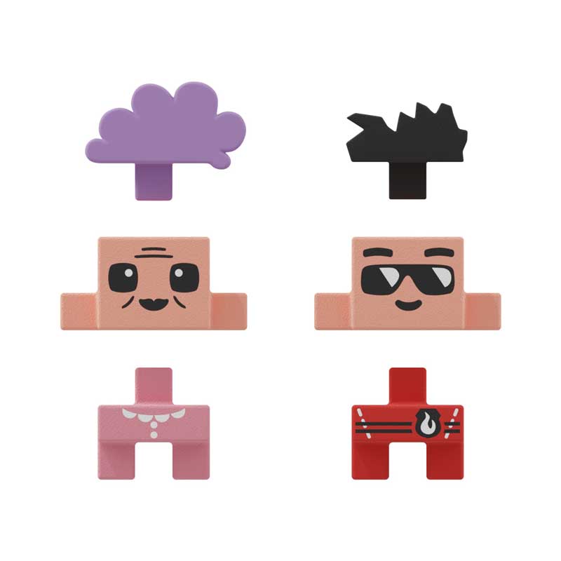 Мини Вафлен Конструктор Градски Център - Пожарна Кола 80 Части --- BebeMama