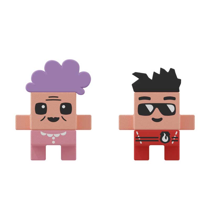 Мини Вафлен Конструктор Градски Център - Пожарна Кола 80 Части --- BebeMama