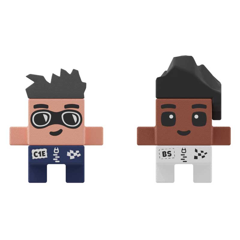 Мини Вафлен Конструктор Градски Център - Състезание С Коли 80 Части --- BebeMama