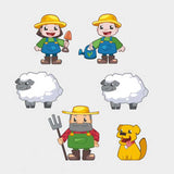 Мини Вафлен Конструктор Малките Фермери 90 Части --- BebeMama