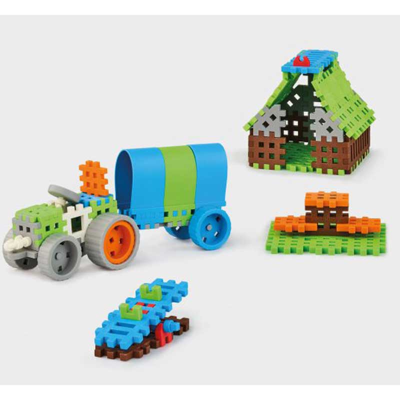 Мини Вафлен Конструктор Малките Фермери 90 Части --- BebeMama