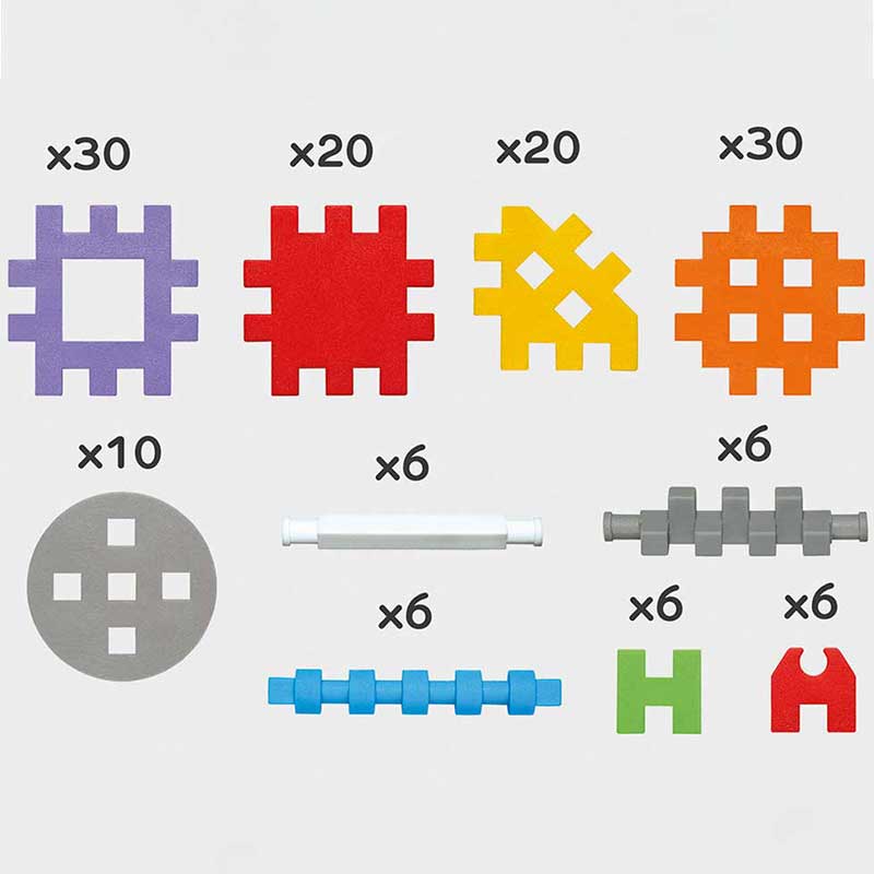 Мини Вафлен Конструктор От 140 Части --- BebeMama