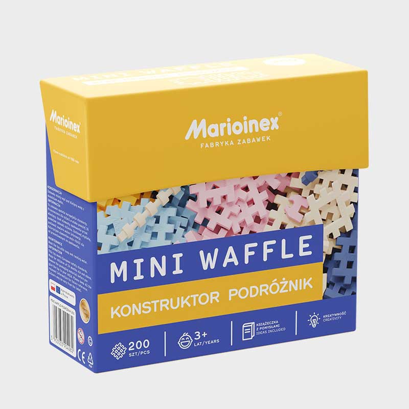 Мини Вафлен Конструктор От 200 Части `Пътешественик` - Строители, Мозайки И Конструктори - Marioinex - BebeMama