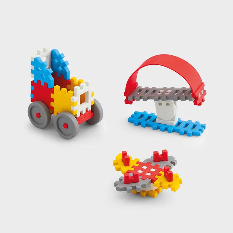 Мини Вафлен Конструктор От 35 Части - Син - Строители, Мозайки И Конструктори - Marioinex - BebeMama