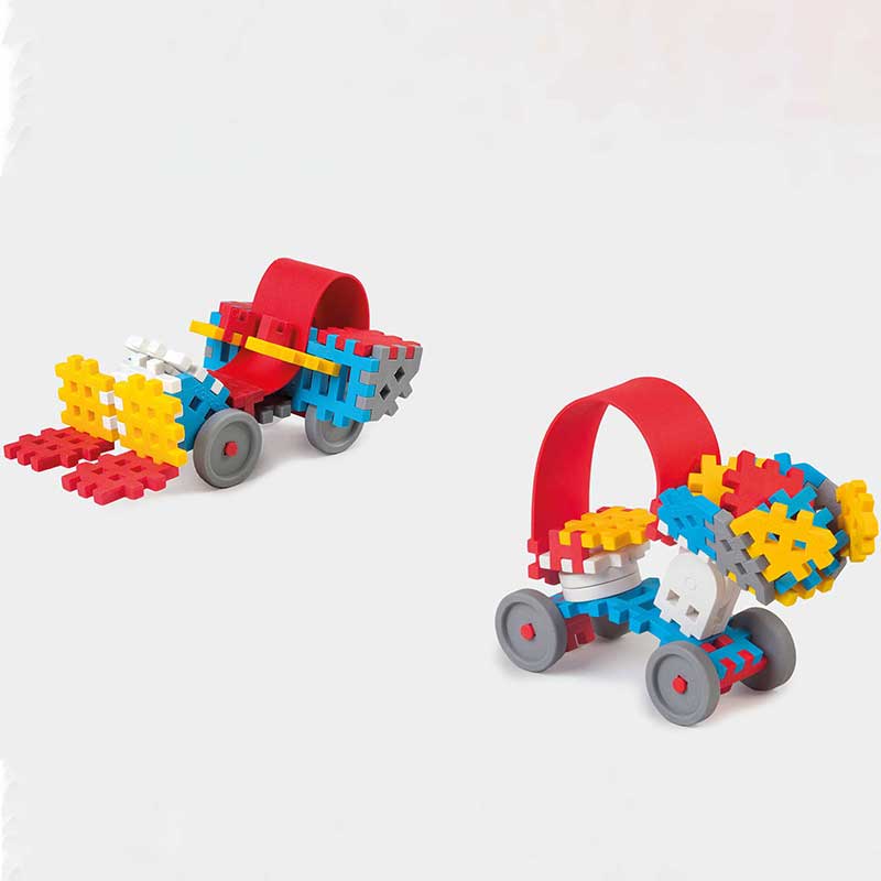 Мини Вафлен Конструктор От 35 Части - Син --- BebeMama