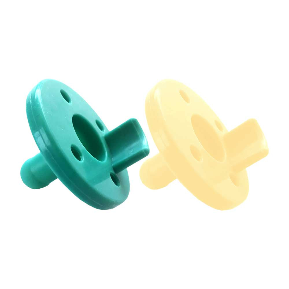 Силиконови Залъгалки Minikoioi Basics-Soother - Aqua Зелен/Mellow Жълт - Залъгалки - Minikoioi - BebeMama