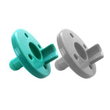 Силиконови Залъгалки Minikoioi Basics-Soother - Aqua Зелен/Powder Grey - Залъгалки - Minikoioi - BebeMama