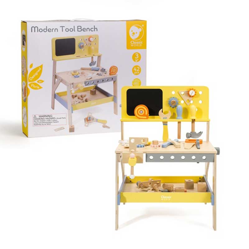 Модерна Преносима Дървена Работилничка На Classic World --- BebeMama