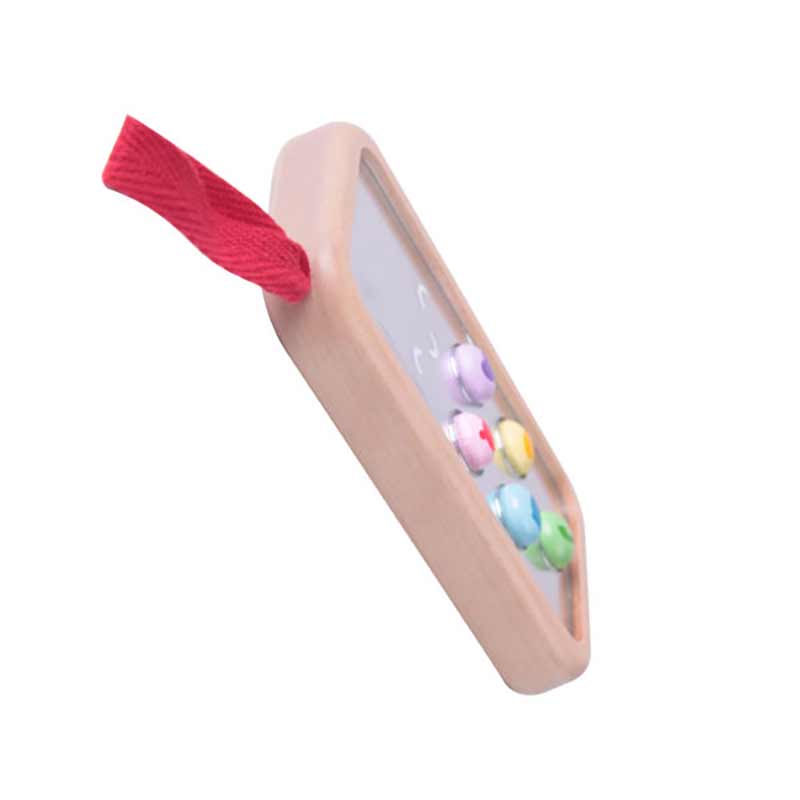 Моят Първи Мобилен Телефон - Дървена Музикална Играчка --- BebeMama