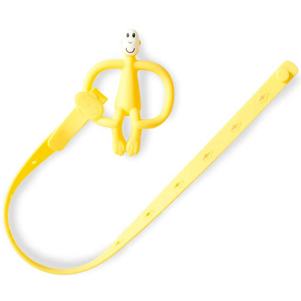 Мултифункционален Държач От Силикон Matchstick Monkey - Жълт --- BebeMama
