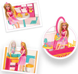 Вилата На Линда За Размер Кукли Тип Барби С Обзавеждане56X38X16 --- BebeMama