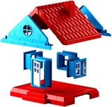 Коплект Форми За Строеж На Къща И 750 Гр Кинетичен Пясък И Преса За Тухли И Инструменти 43Х7Х27 --- BebeMama