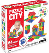 Конструктор Пъзел Сити 64 Ел. 29X26X6 - Строители, Мозайки И Конструктори - Thesmileofyourbaby - BebeMama