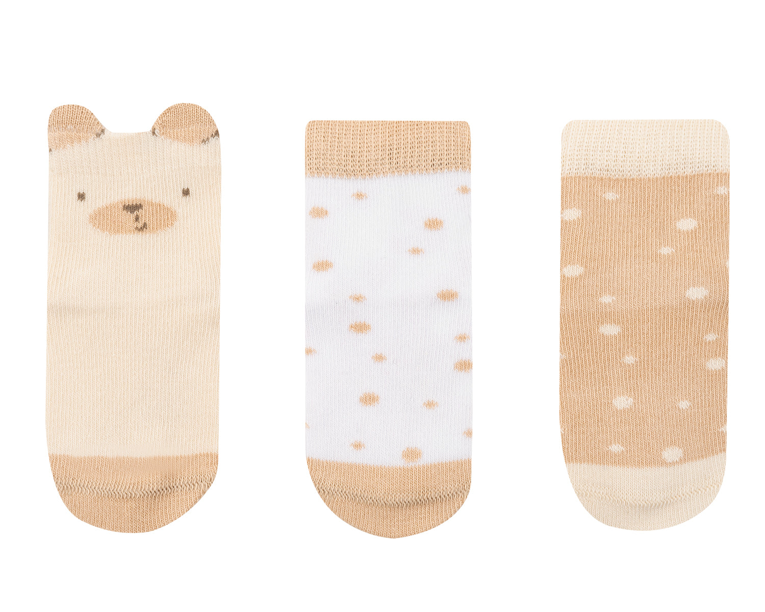 Бебешки чорапи с 3D уши My Teddy 2-3г --- BebeMama