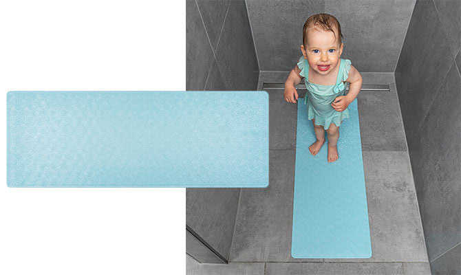 Нехлъзгаща Подложка За Баня Xl Reer MyhappybathСиня --- BebeMama