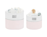 Комплект Кош За Аксесоари 2 Бр - 18См И 14См Dream Big Pink --- BebeMama