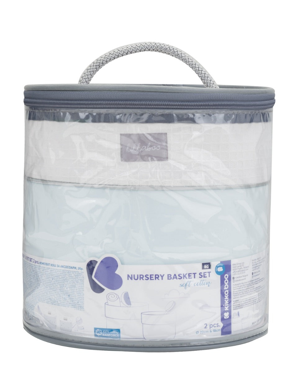 Комплект Кош За Аксесоари 2 Бр - 22См И 18См Dream Big Син --- BebeMama