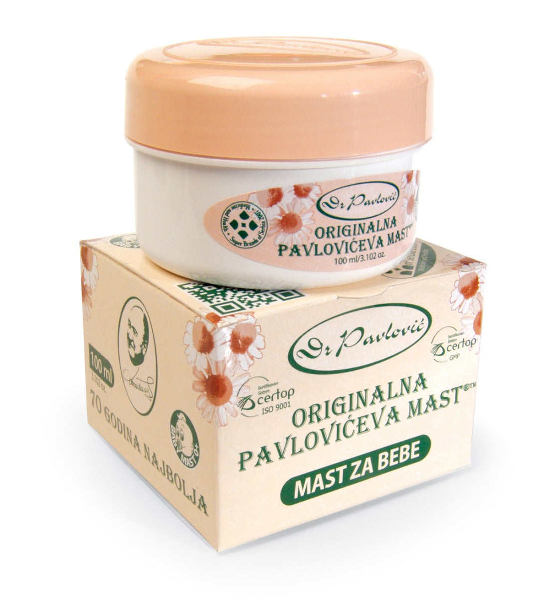 Крем Д-Р Павлович - Оригинална Павловича Мас С Лайка 100 Мл. - Бебешка Козметика - D-R Pavlovich - BebeMama