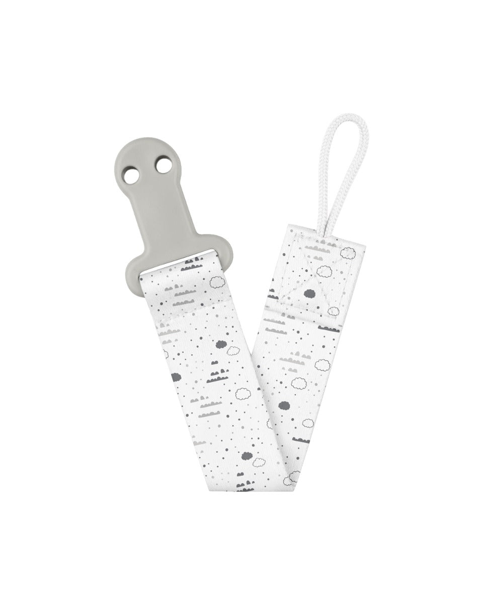 Клипс С Лента За Залъгалка Savanna Grey - Залъгалки - Kikkaboo - BebeMama
