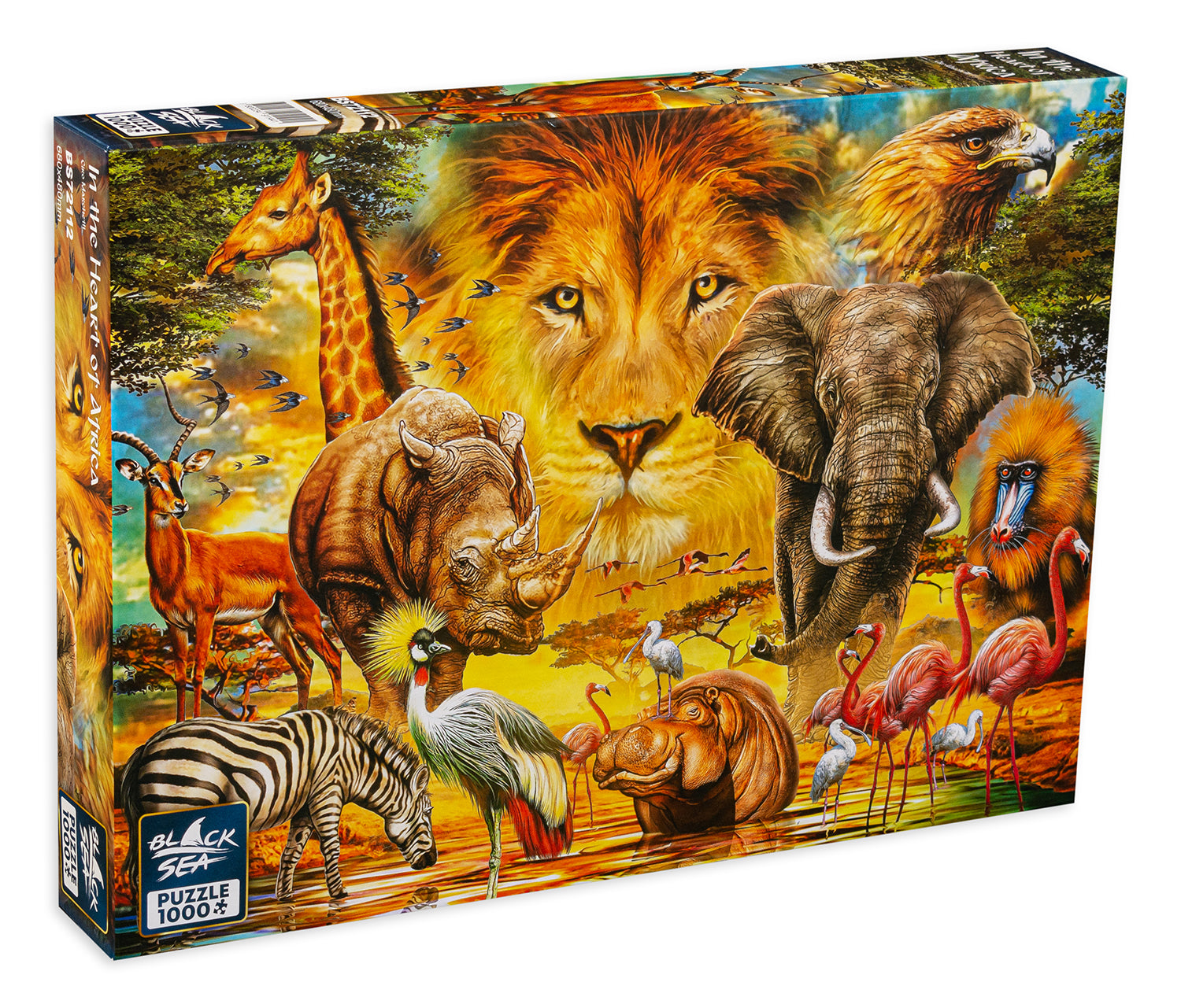 Пъзел Черен Sea От 1000 Части - В Сърцето На Африка Чиро Марчети - Пъзели - Black Sea Puzzles - BebeMama