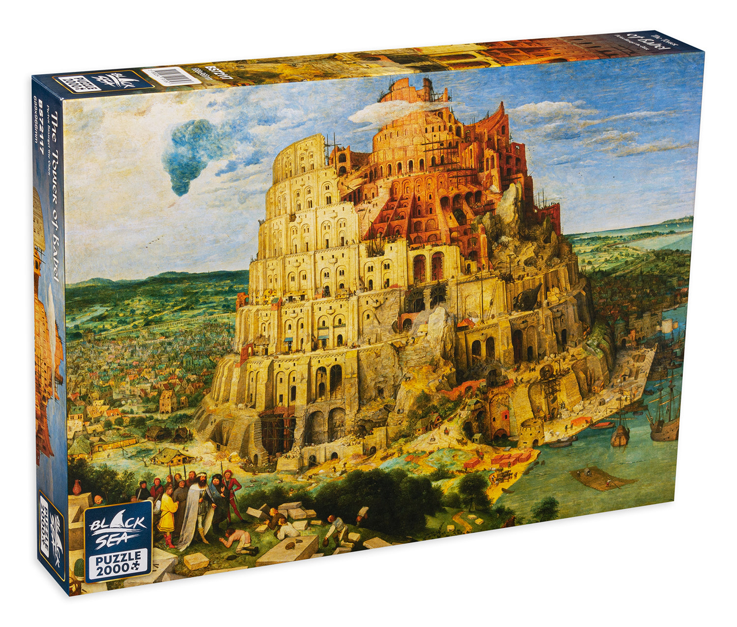 Пъзел Черен Sea От 2000 Части - Вавилонската Кула Питер Брьогел Стари - Пъзели - Black Sea Puzzles - BebeMama