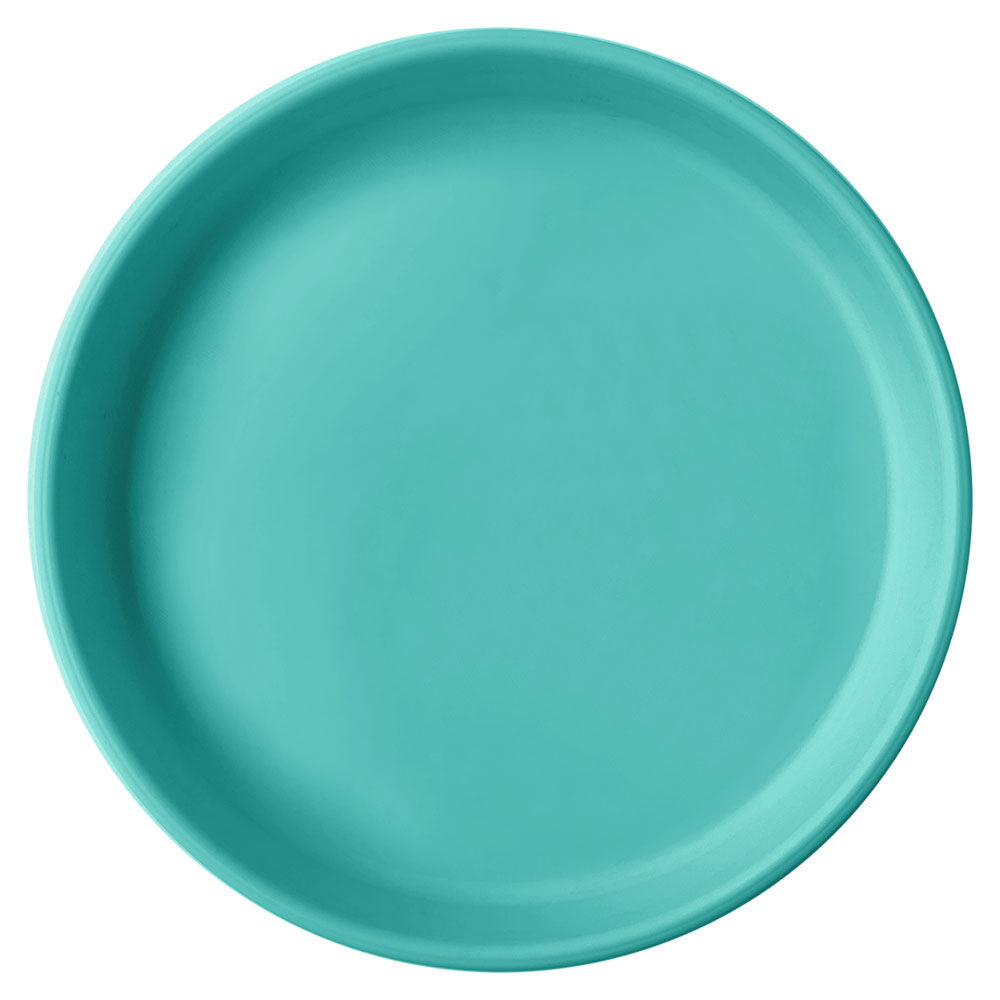 Силиконова Чиния Minikoioi Basics-Plate - Aqua Зелен - Чинии - Minikoioi - BebeMama