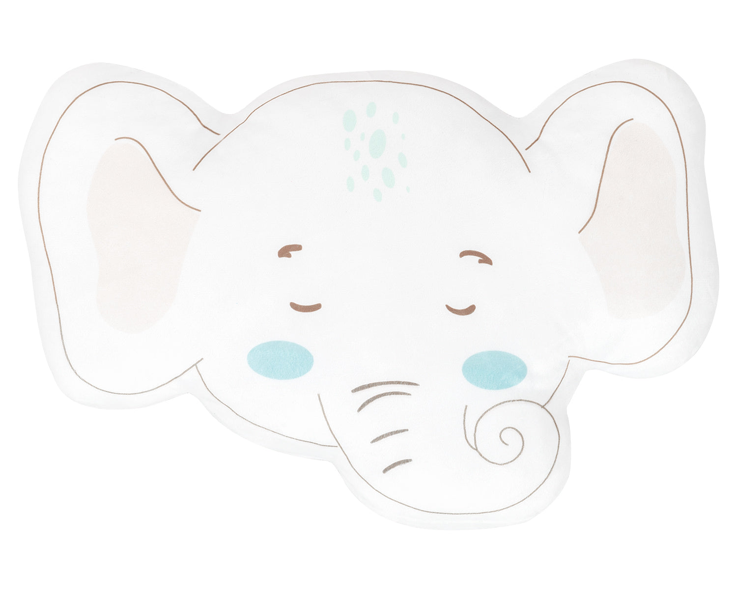 Плюшена Възглавница-Играчка Elephant Time - Възглавници - Kikkaboo - BebeMama