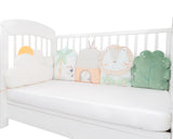 Комплект Плюшени Възглавници За Кошара Jungle King - Възглавници - Kikkaboo - BebeMama