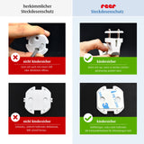 Предпазители За Контакт Reer 32069 Прозрачни 20 Бр --- BebeMama