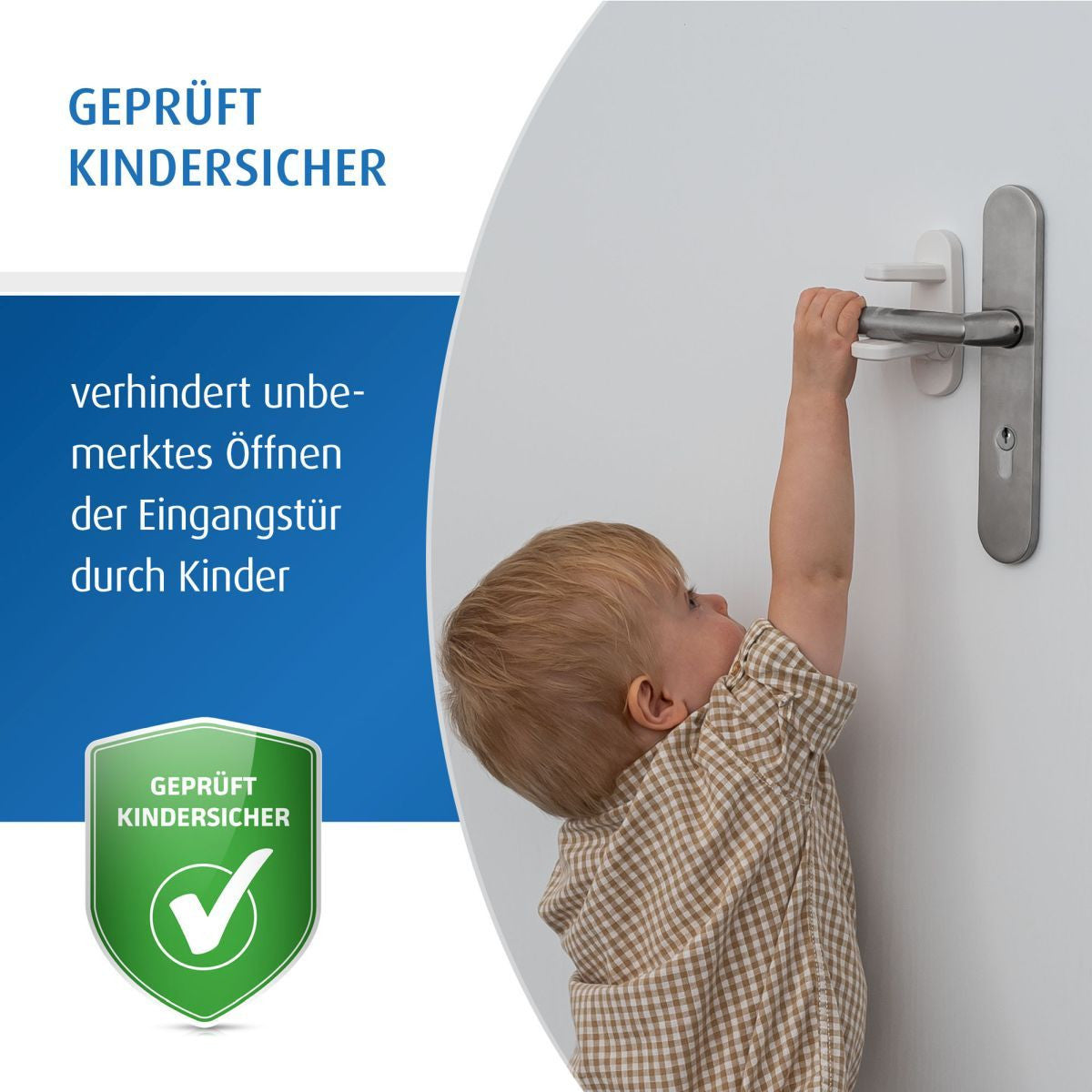 Протектор За Дръжка На Врата Reer 70110 Бял --- BebeMama