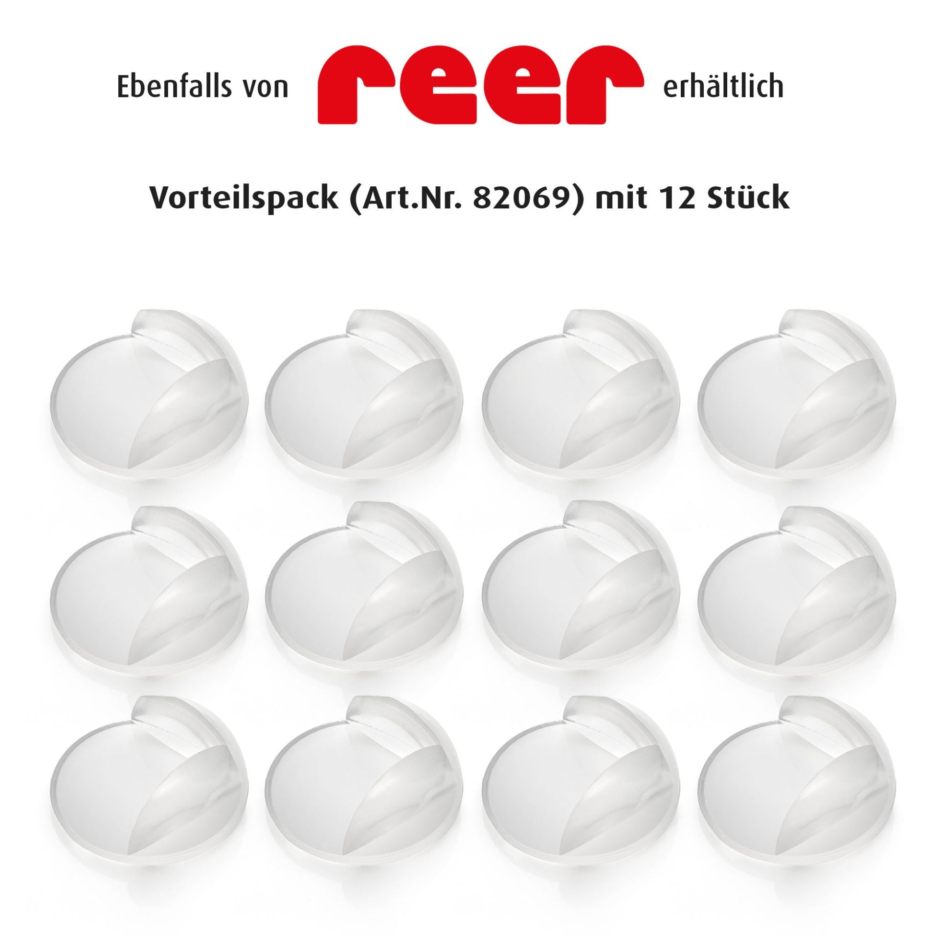 Протектори За Ъгли Reer 82069 12 Броя Прозрачни --- BebeMama