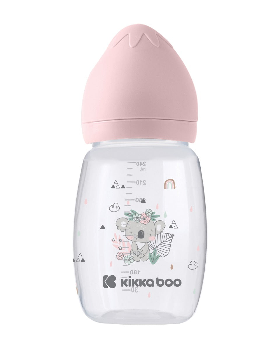 Шише Рр 260Мл Savanna Pink - Шишета За Хранене - Kikkaboo - BebeMama