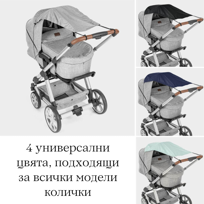 Сенник За Бебешка Количка Reer Shinesafe Мента --- BebeMama