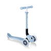 Сгъваема Еко Тротинетка С 3 Колела Globber Junior Foldable Lights Ecologic – Цвят Боровинка - Тротинетки - Globber - BebeMama