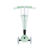 Сгъваема Еко Тротинетка С 3 Колела Globber Junior Foldable Lights Ecologic - Цвят Пистачио --- BebeMama
