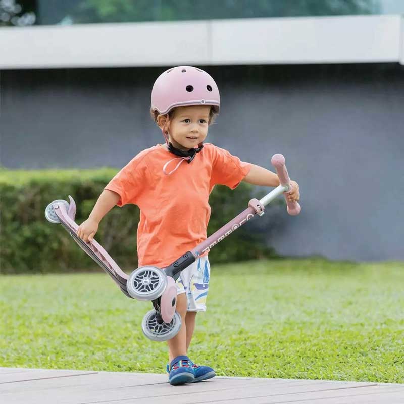 Сгъваема Еко Тротинетка С Родителски Контрол Go•Up Foldable Plus Ecologic – Цвят Бери --- BebeMama