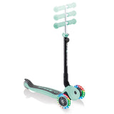 Сгъваема Тротинетка С Родителски Контрол Go Up Foldable Plus Lights - Ментово Зелена --- BebeMama