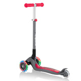 Сгъваема Тротинетка Със Светещи Колела Globber Primo Foldable Lights Сиво-Червена --- BebeMama